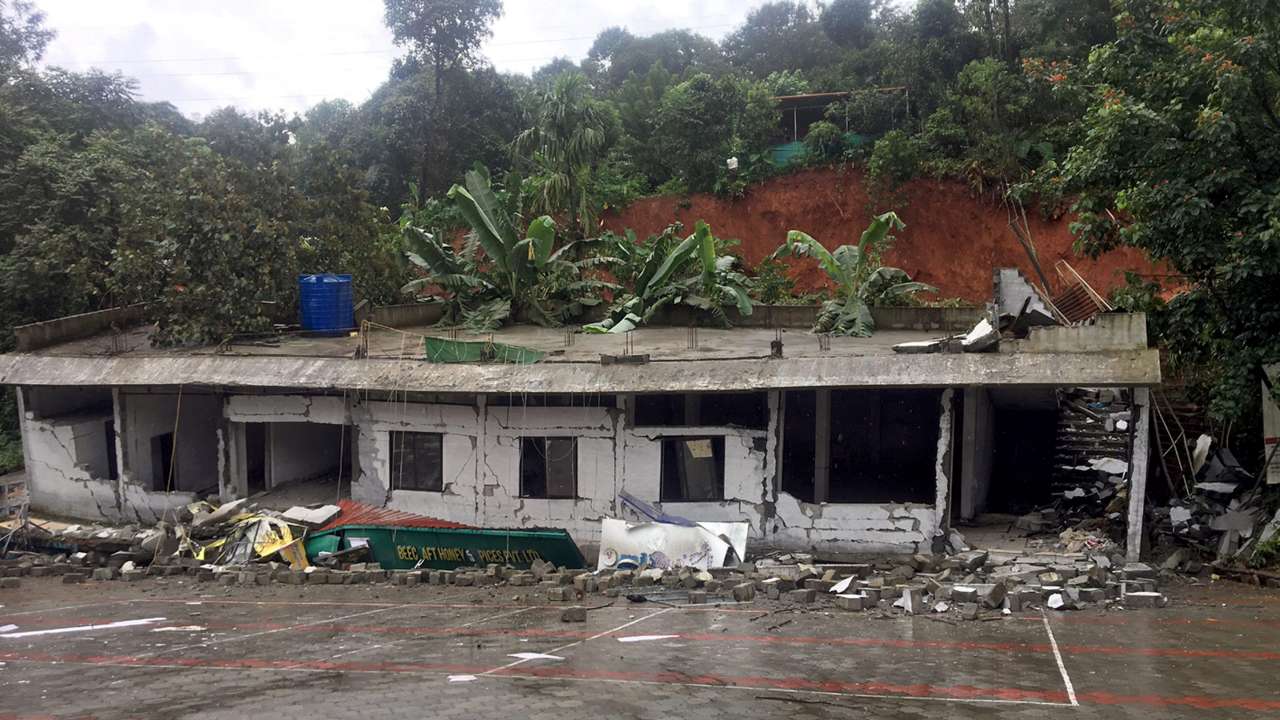 Landslide at Vithiri