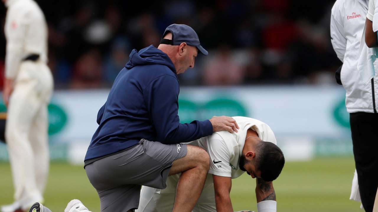 Kohli in pain