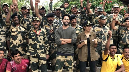 Ayushmann Khurrana spends time with soldiers