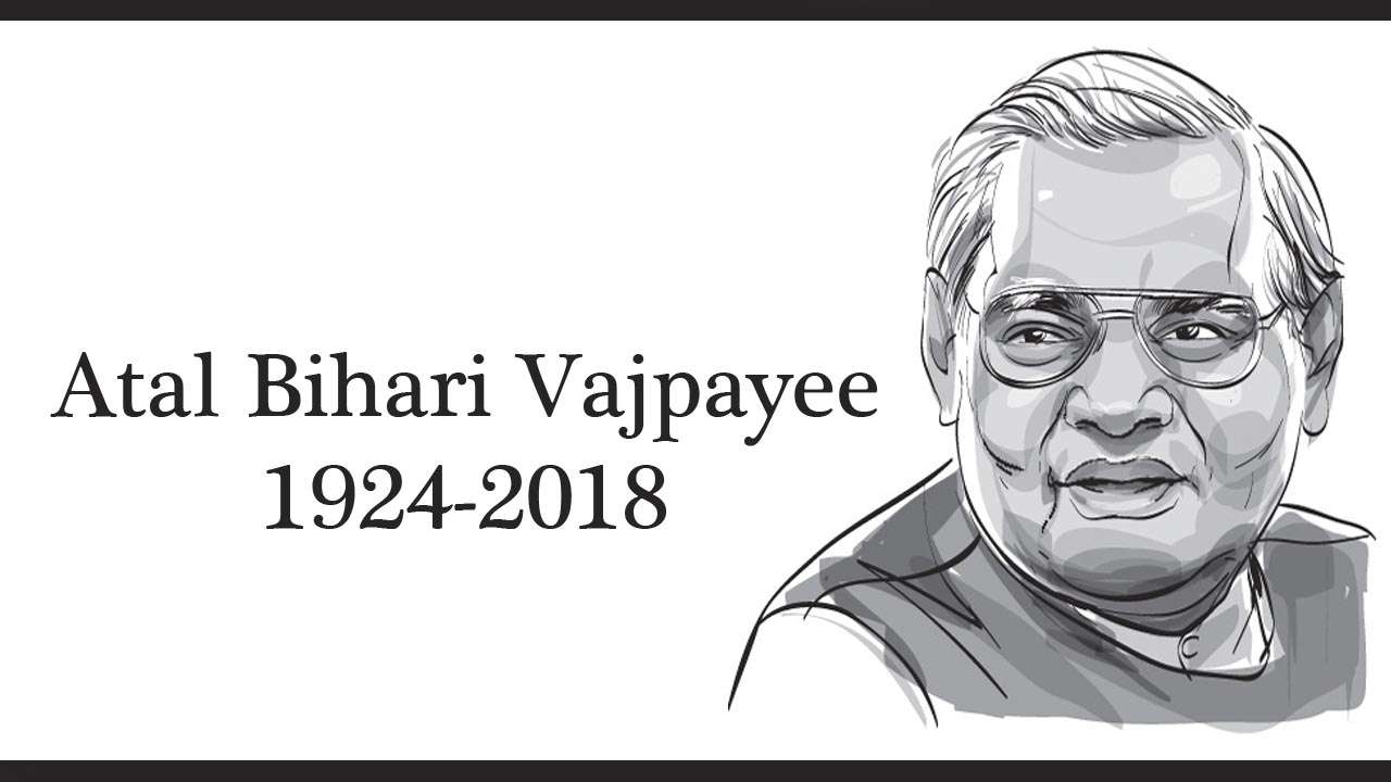 beginner how draw person face step by step / how to draw portrait of ATAL  BIHARI VAJPAYEE - YouTube