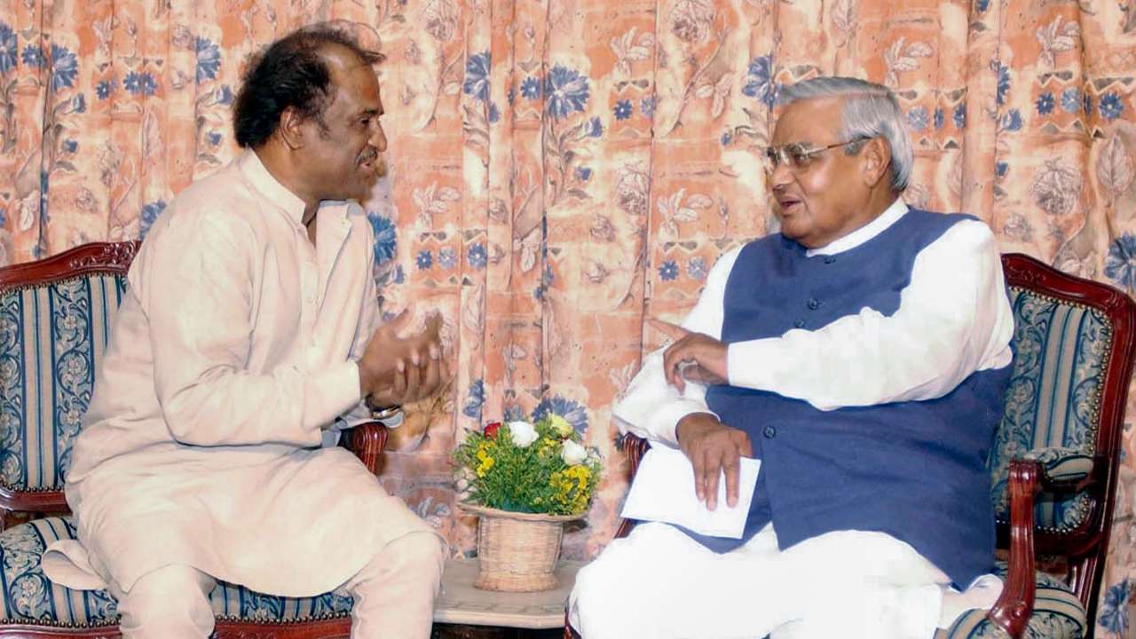   Indian Prime Minister Atal Bihari Vajpayee with BJP leaders 