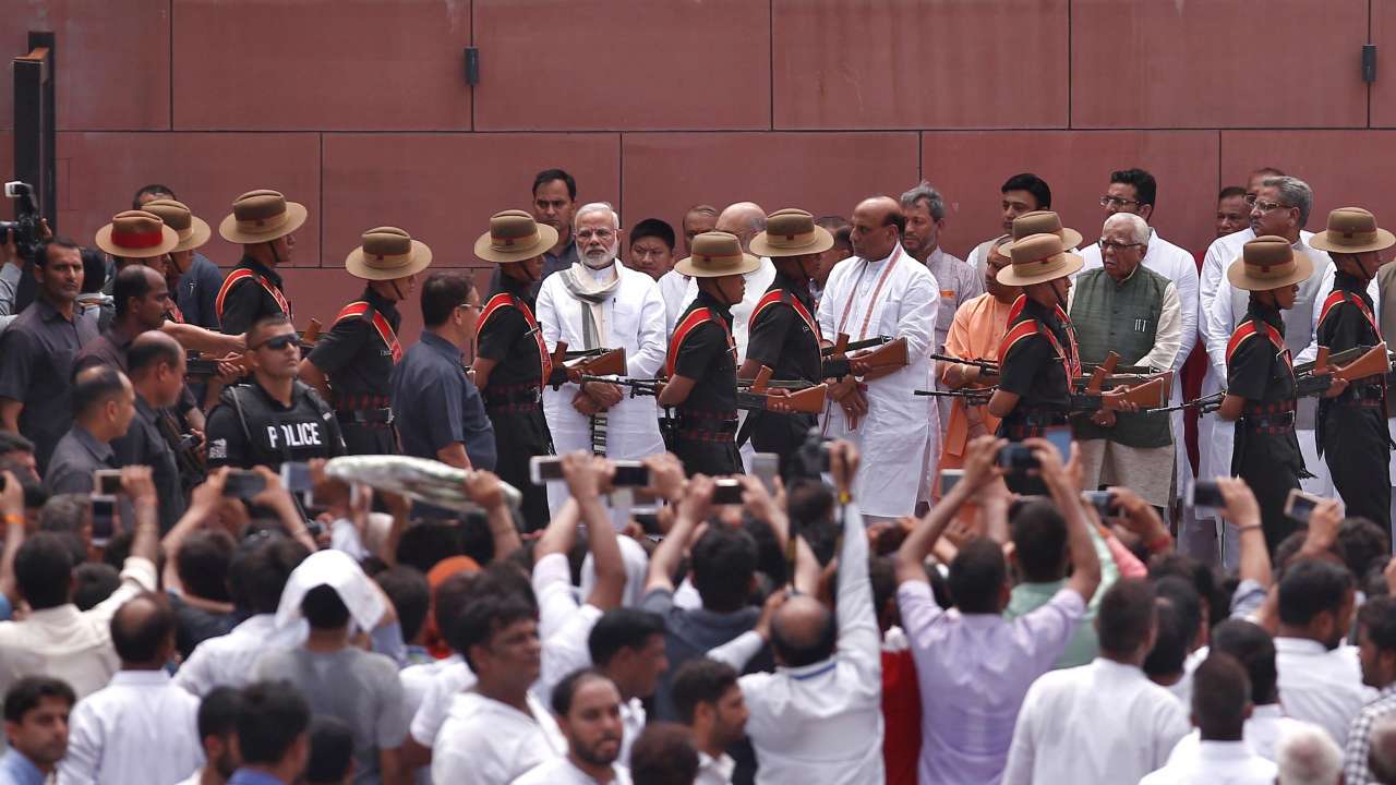 PM Modi bids final goodbye