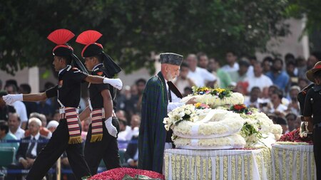 Former president of Afghanistan Hamid Karzai