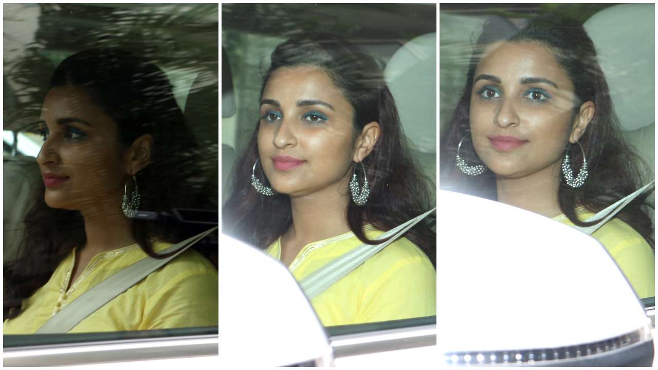 Parineeti Chopra arrives for the ceremony