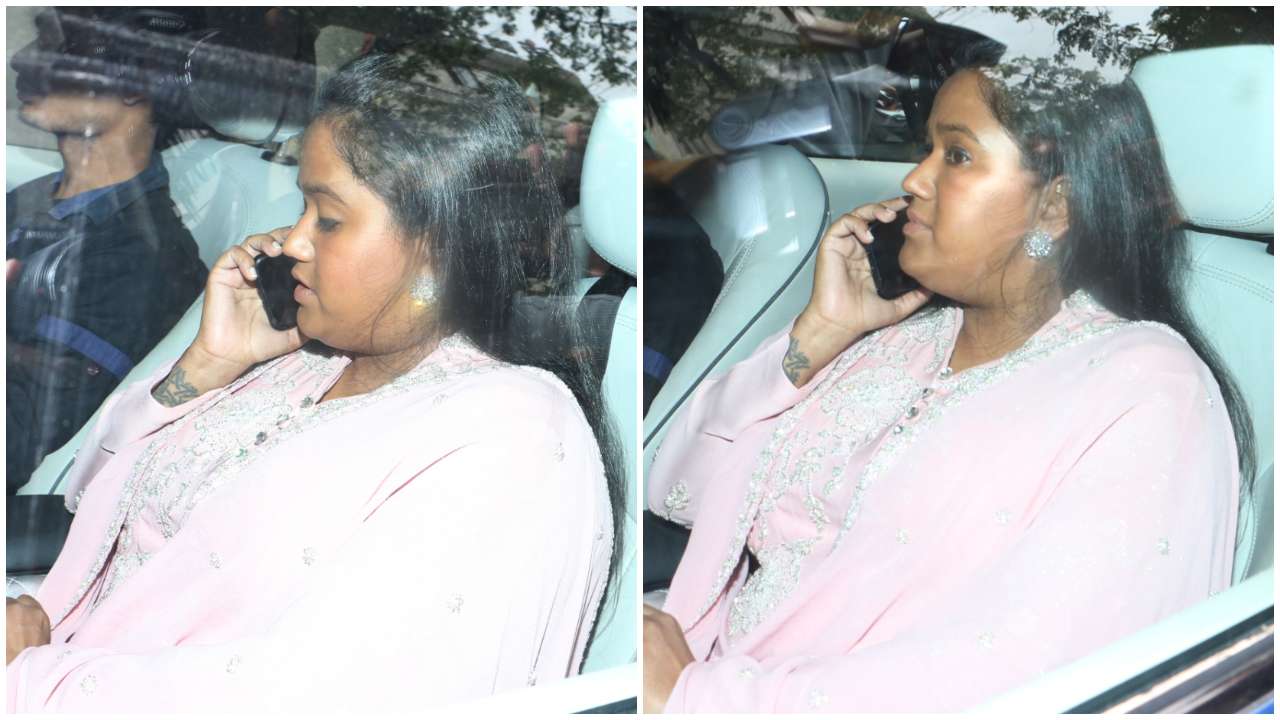 Arpita Khan Sharma arrives for the ceremony