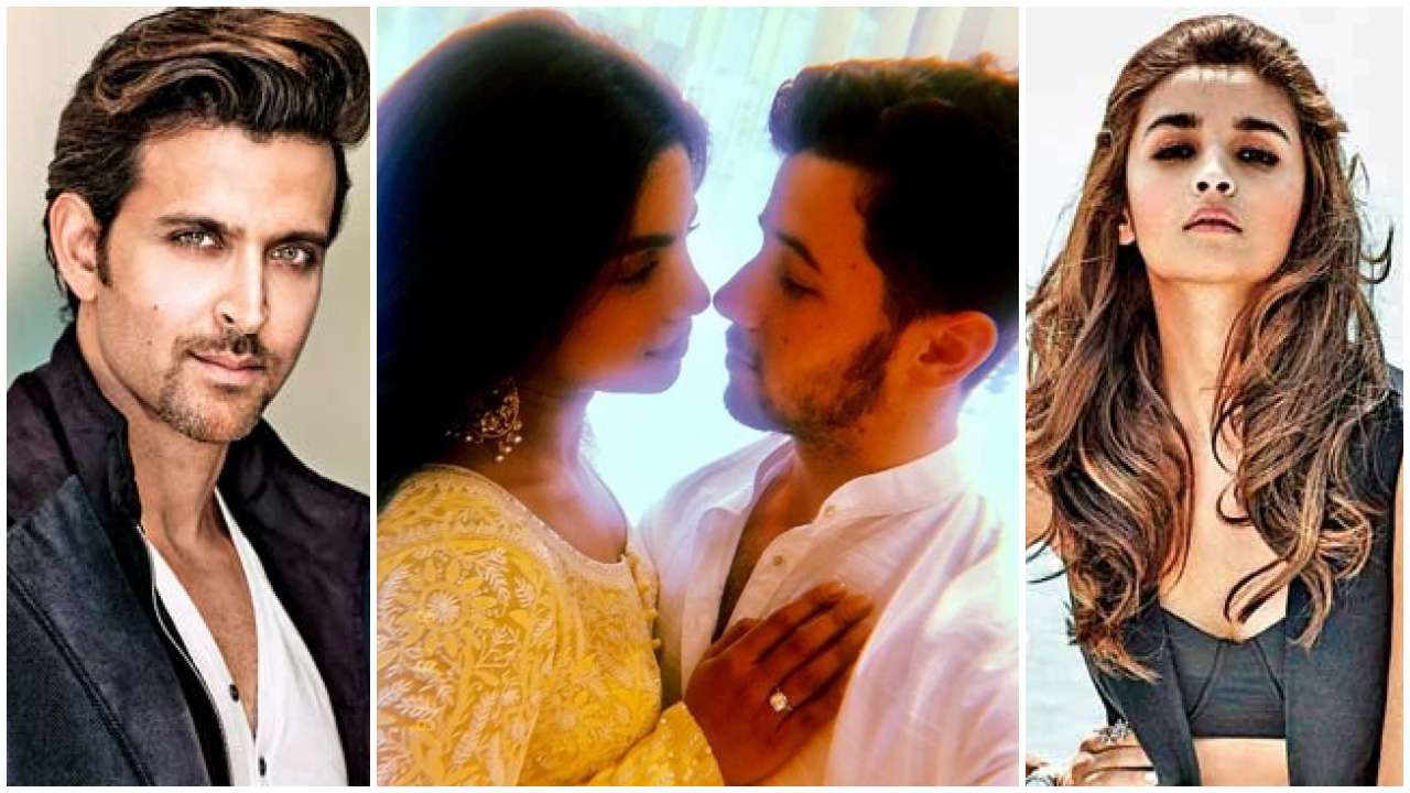 Priyanka Chopra Nick Jonas Engagement Hrithik Roshan To Alia Bhatt