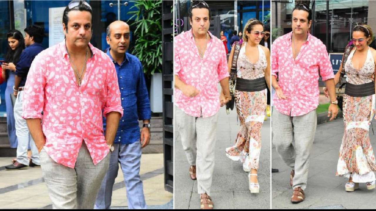 Fardeen Khan and Natasha Madhwani in Bandra