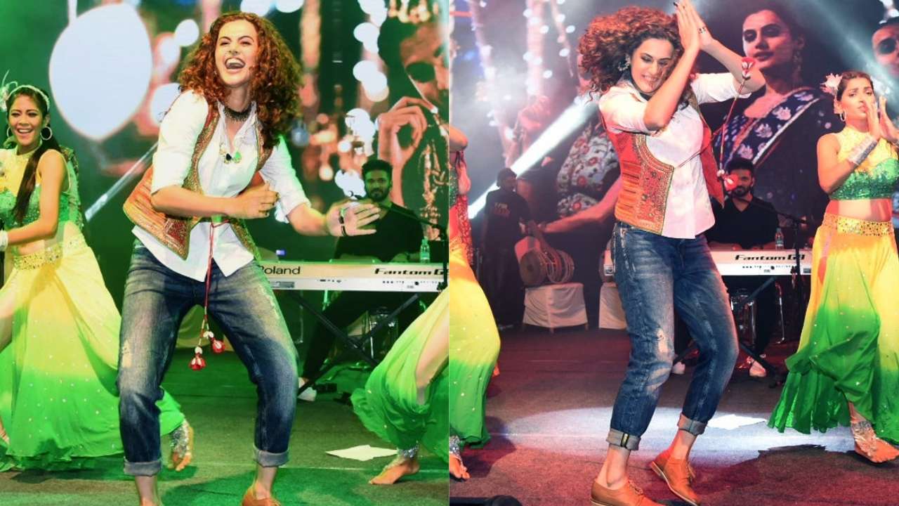 Taapsee Pannu dancing her heart out at the concert