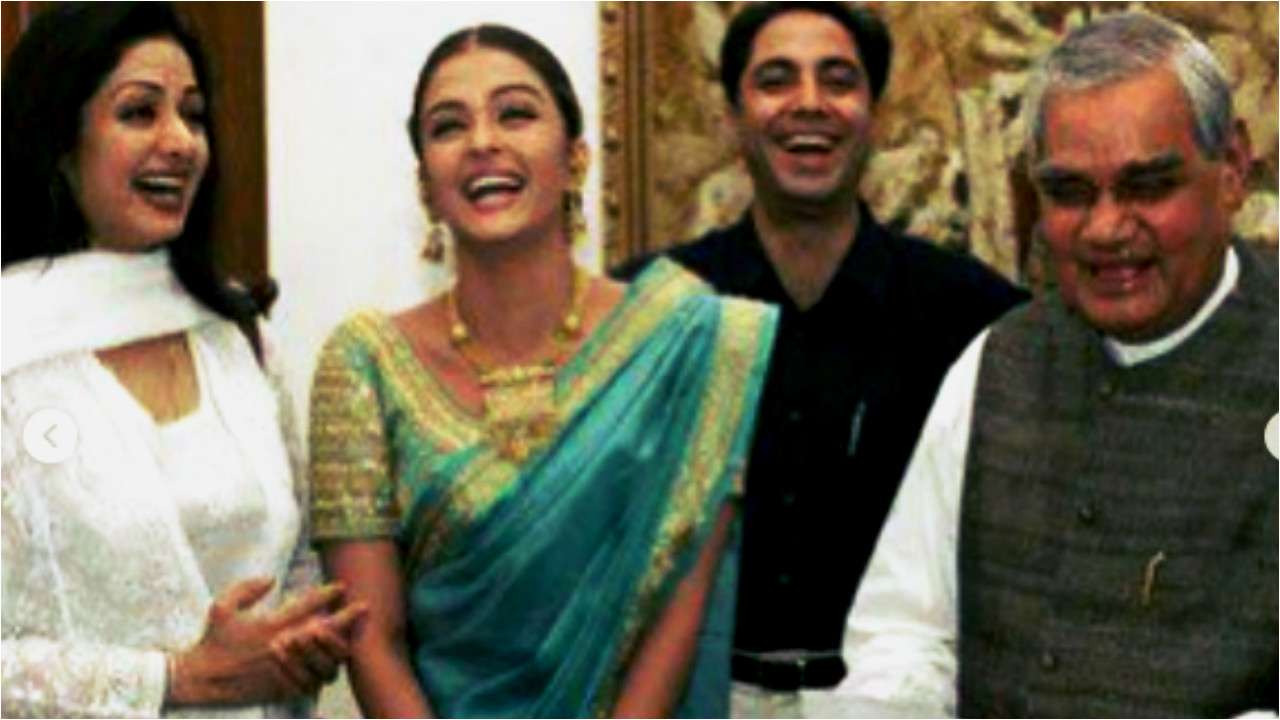 When Sridevi joined Aishwarya and Atal Bihari Vajpayee