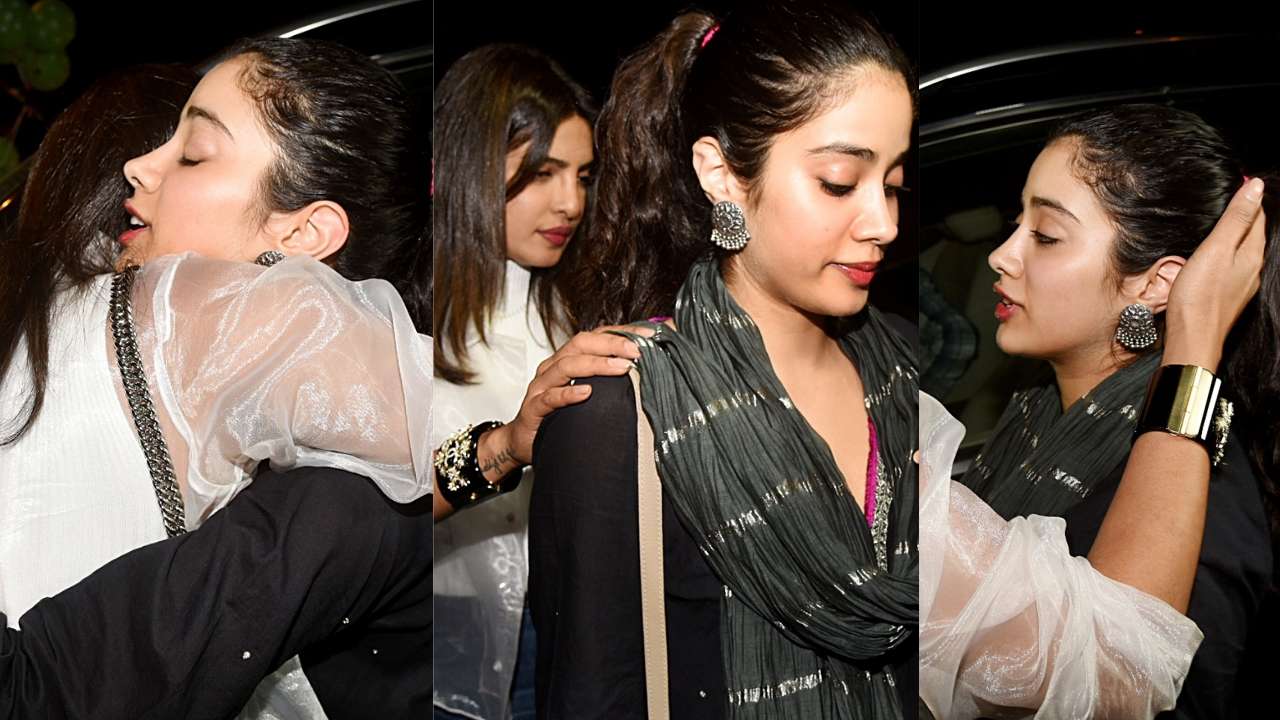 Pics| Priyanka Chopra Bumped Into Janhvi Kapoor And It Was The Warmest ...