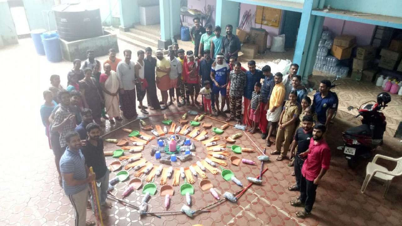 Celebrations in relief camp