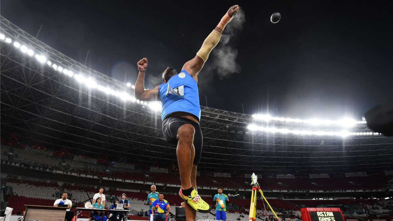 Asian Games 2018 Tejinderpal Singh clinches gold with Asiad record in