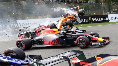 Fernando Alonso suffers spectacular crash