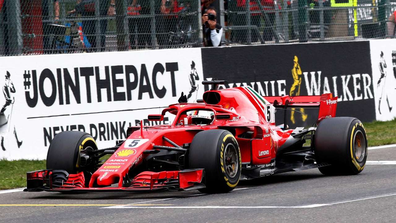 Vettel wins Belgium GP