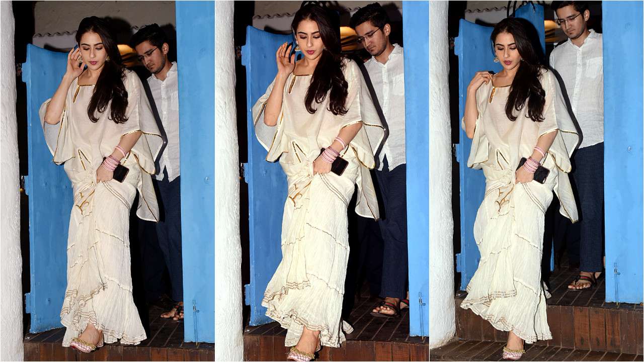 Sara Ali Khan caught up with a friend