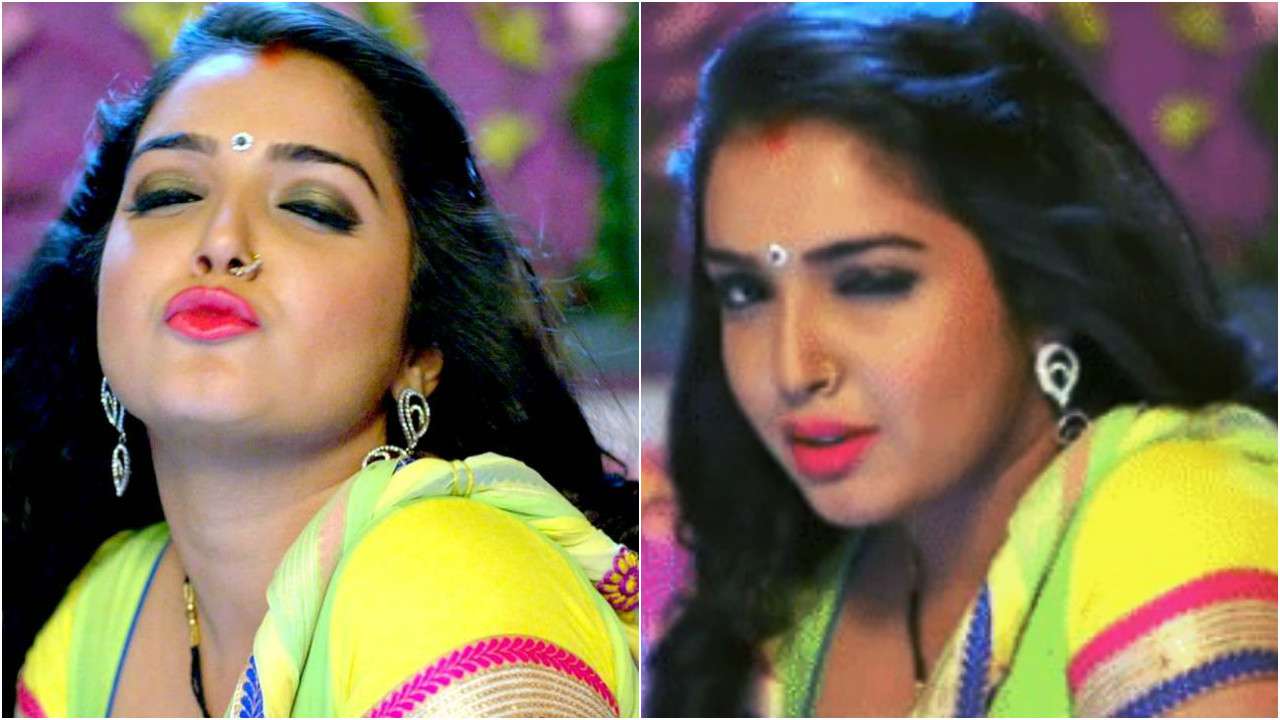 Eswariya Ki Nangi Photo - In pics: Bhojpuri bombshell Amrapali Dubey is not just queen of expressions  but also rules social media, Here's proof
