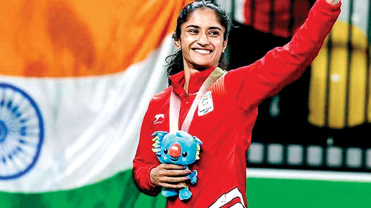 Vinesh Phogat: Gold in women’s freestyle 50 kg wrestling