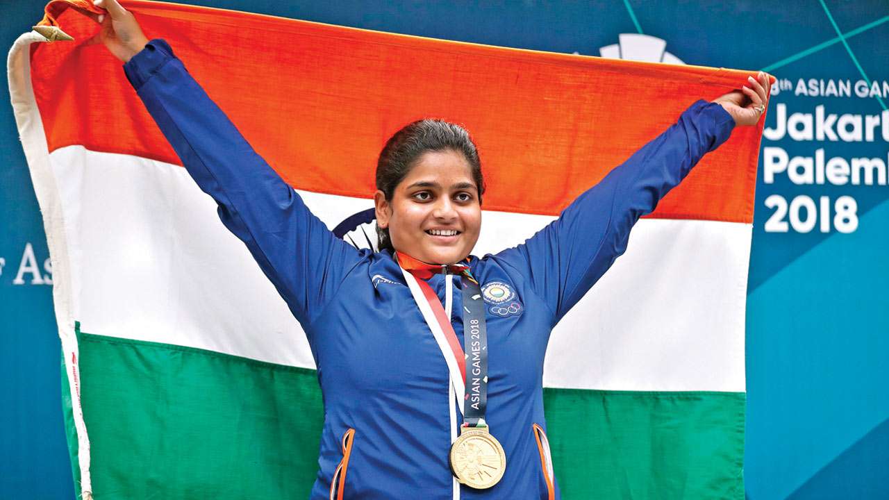 Rahi Sarnobat: Gold in 25 metre rapid fire pistol event