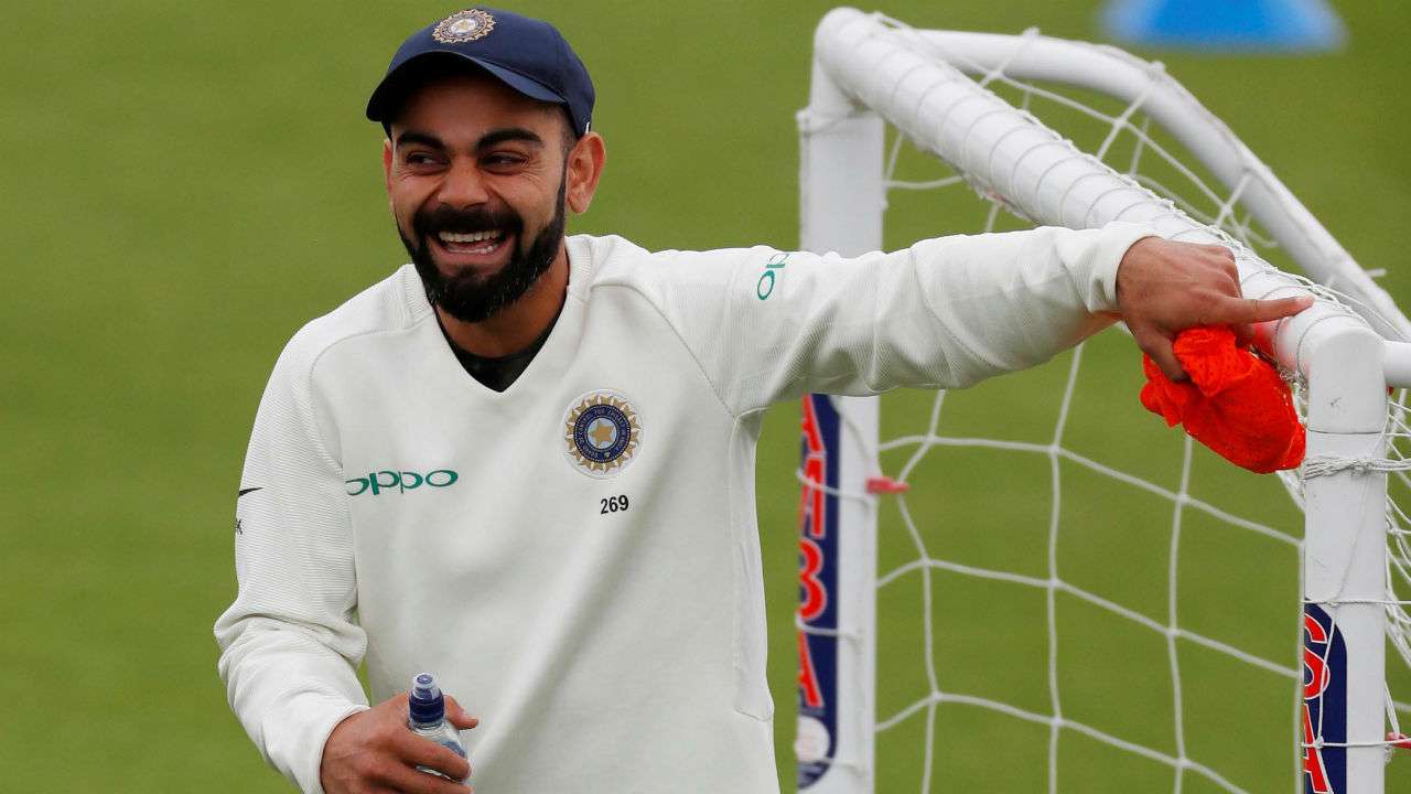 Virat is having fun