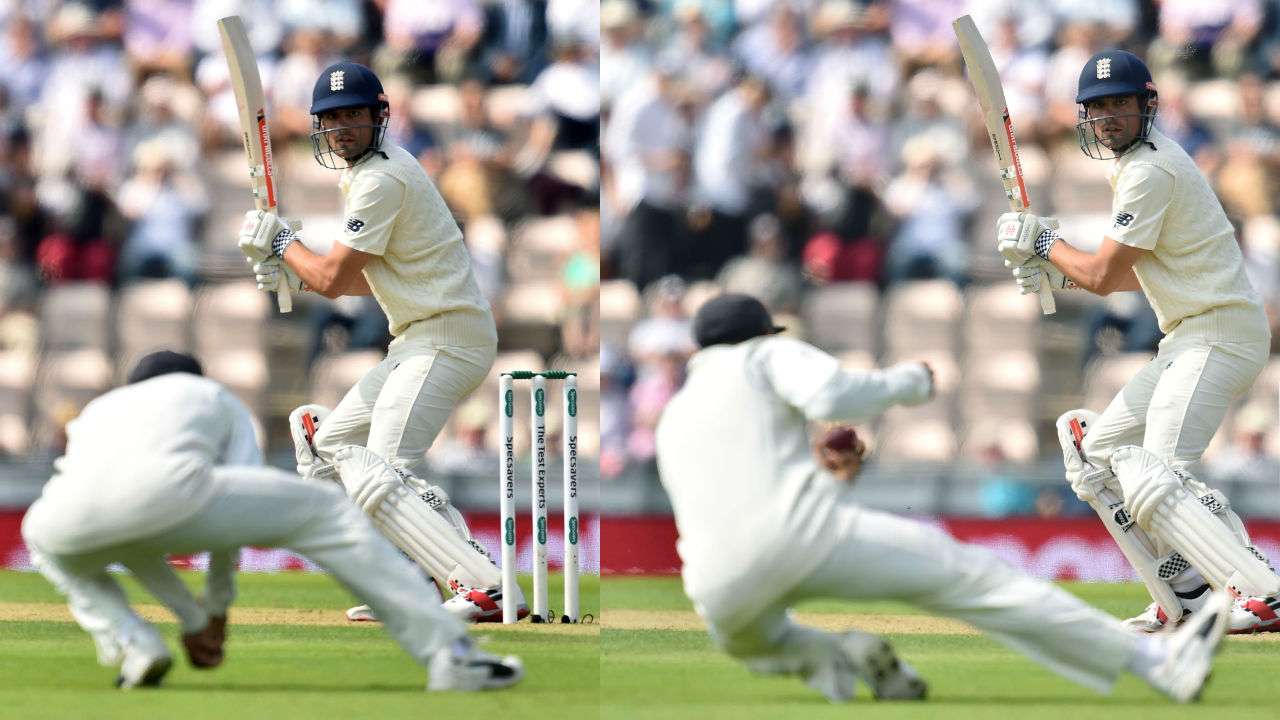 Kohli catches Cook