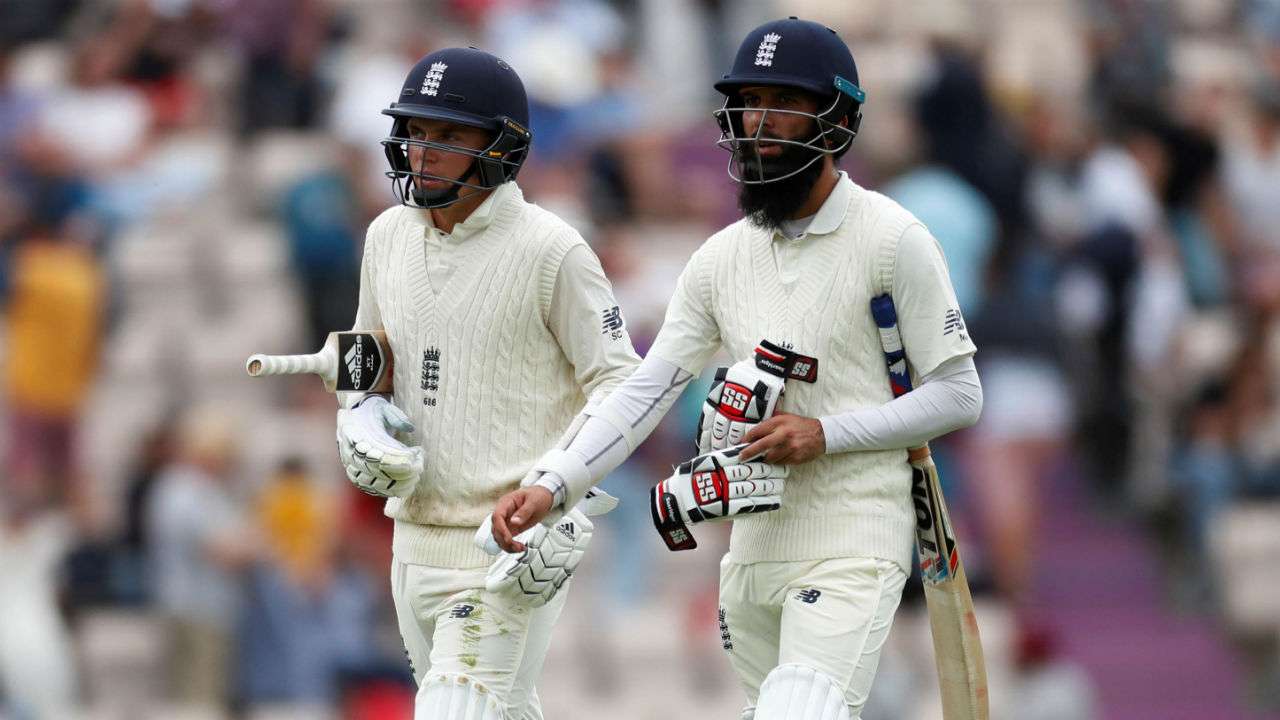 Moeen Ali and Sam Curran steady ship