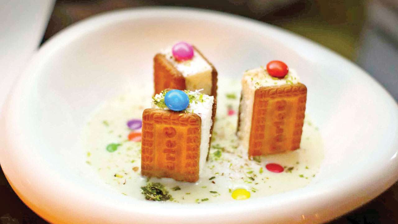 Parle-G Cheesecake