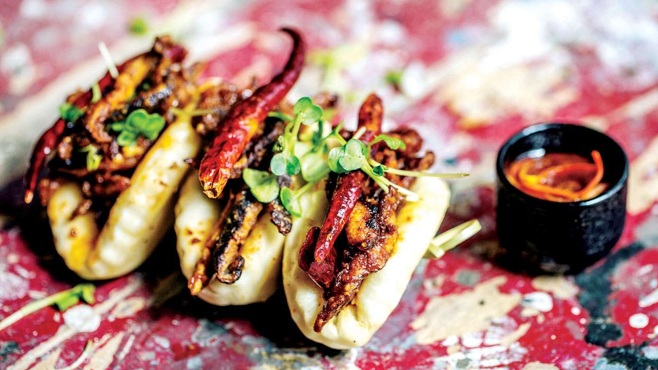 Crispy Mushroom bao