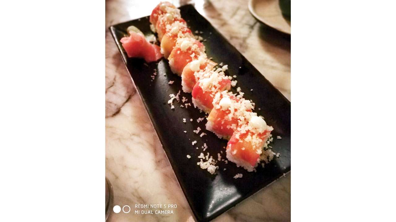 Smoked Cheese and Veg Maki