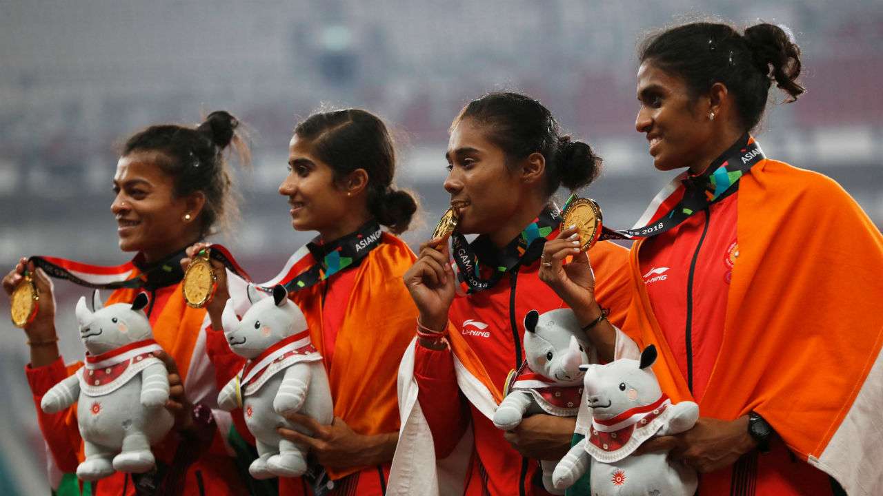 medal 2018 games Asian india tally