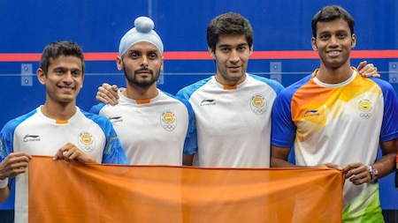 India Men's Squash Team