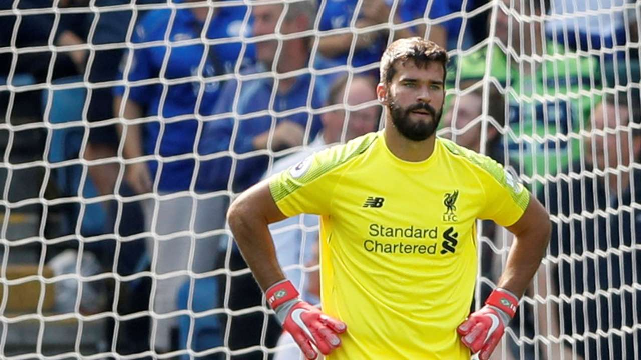 Image result for alisson king power stadium