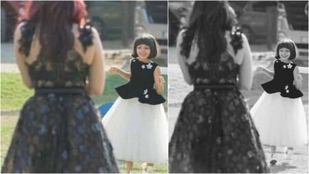 This BTS picture of Aaradhya Bachchan from her Paris trip with mom Aishwarya is too cute!