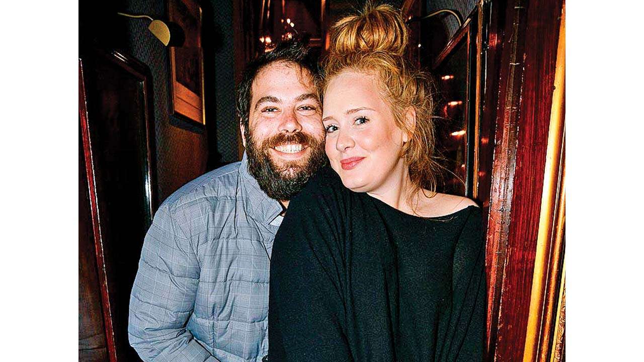 Adele and Simon Konecki