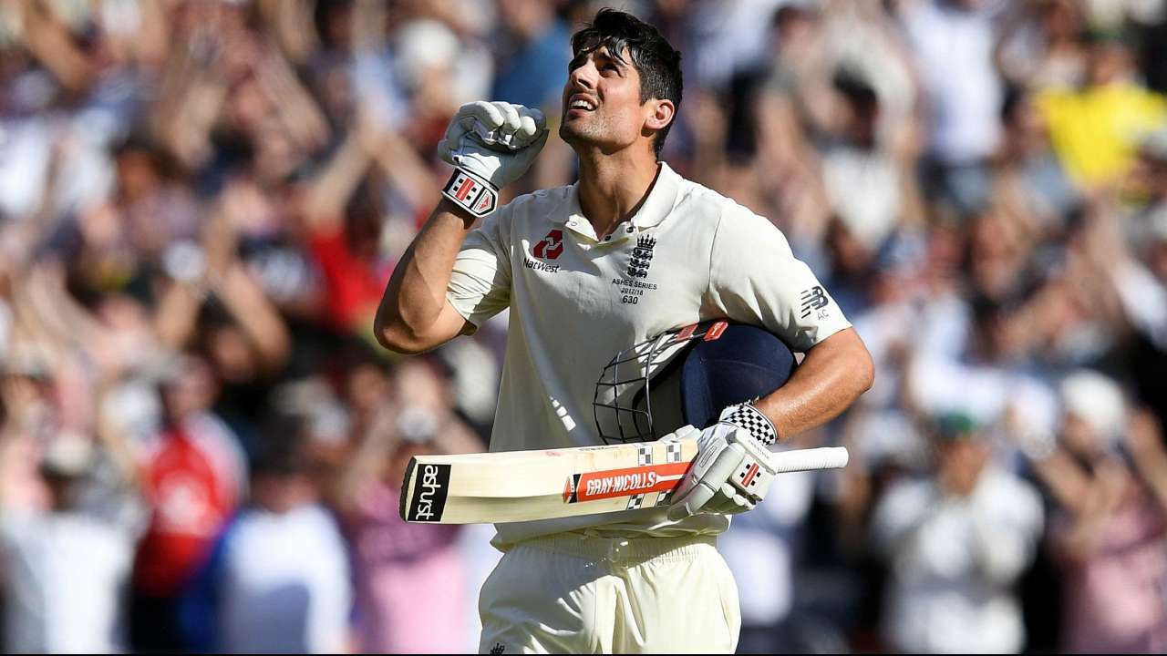 Alastair Cook scored 147 runs in his final Test innings against India at The Oval (photo - getty)