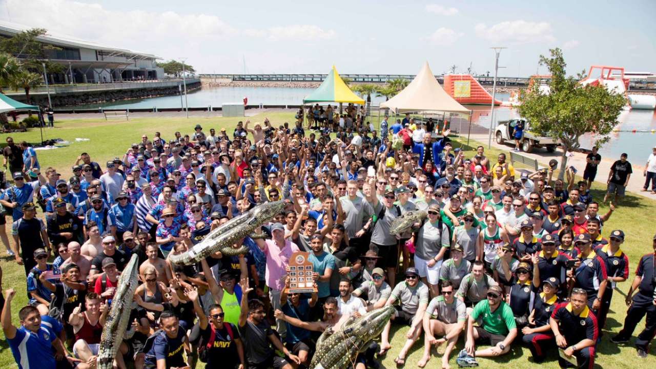 Sports day at KAKADU 2018 exercise in Darwin, Australia