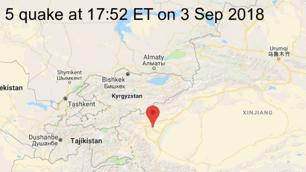 5 5 Magnitude Quake Strikes China S Xinjiang