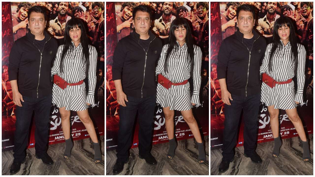 Sajid Nadiadwala with wife Wardha