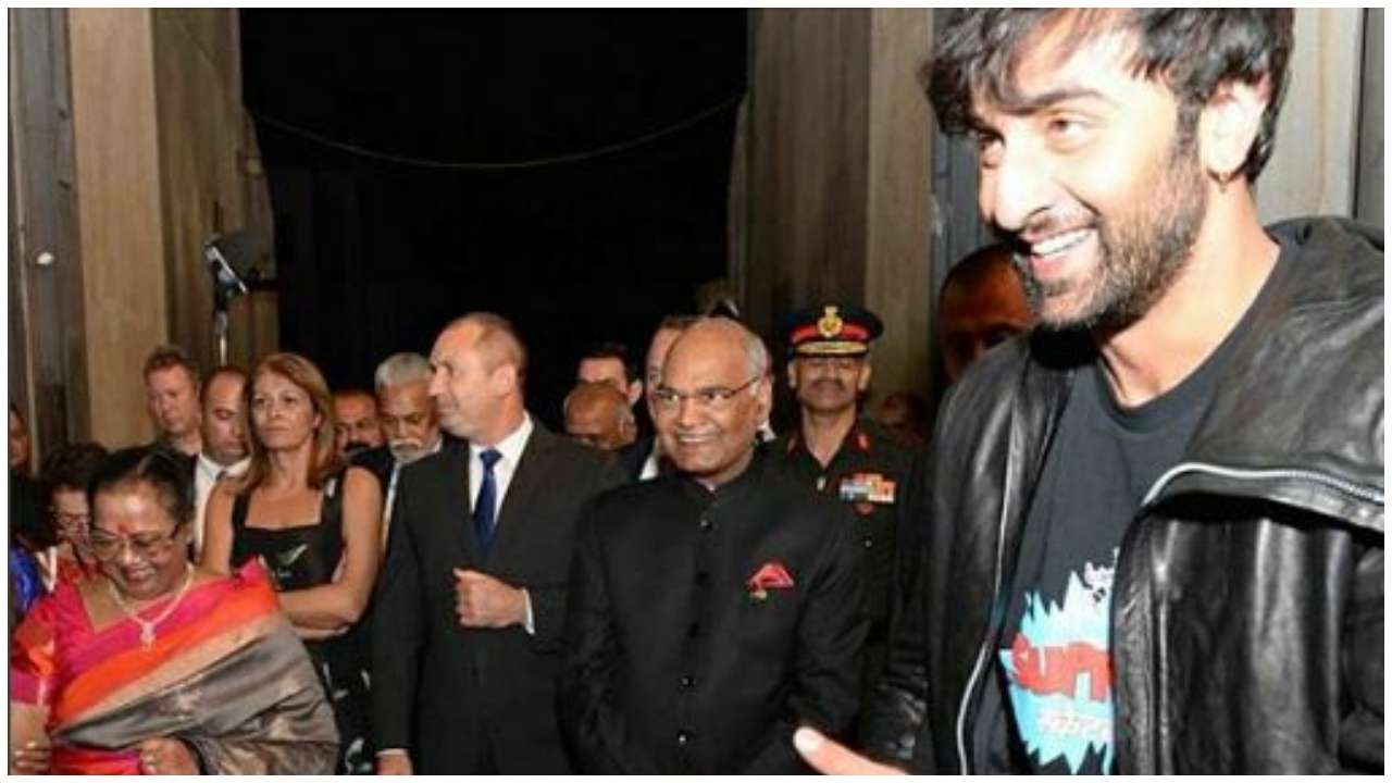 President of India Ram Nath Kovind visits the sets of 'Brahmastra'