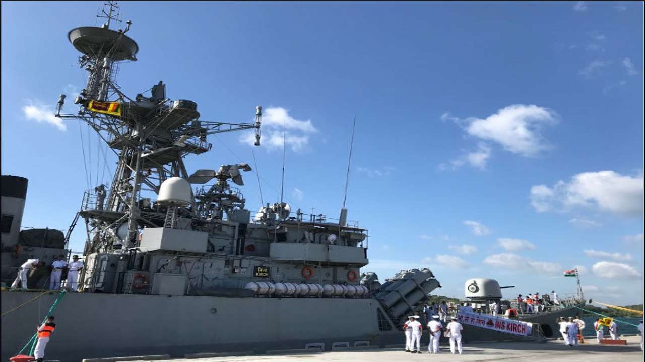 Three Indian Navy ships are taking part in the SLINEX exercise at Trincomalee, Sri Lanka
