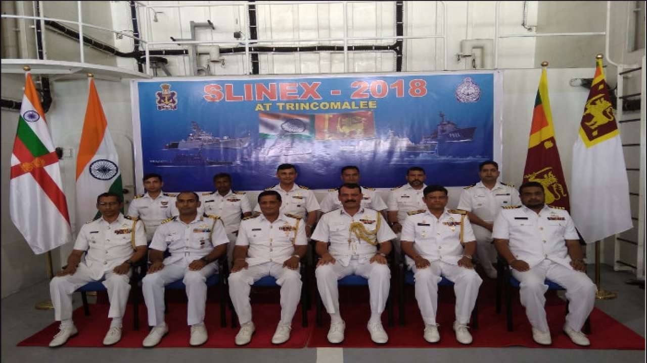 The inaugural ceremony of the exercise was held onboard SLNS Sayurala