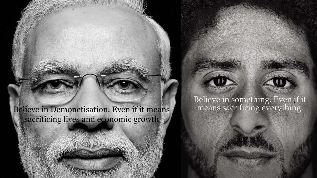 Believe in even it means sacrificing lives: Congress' Divya Spandana uses Nike campaign to mock PM