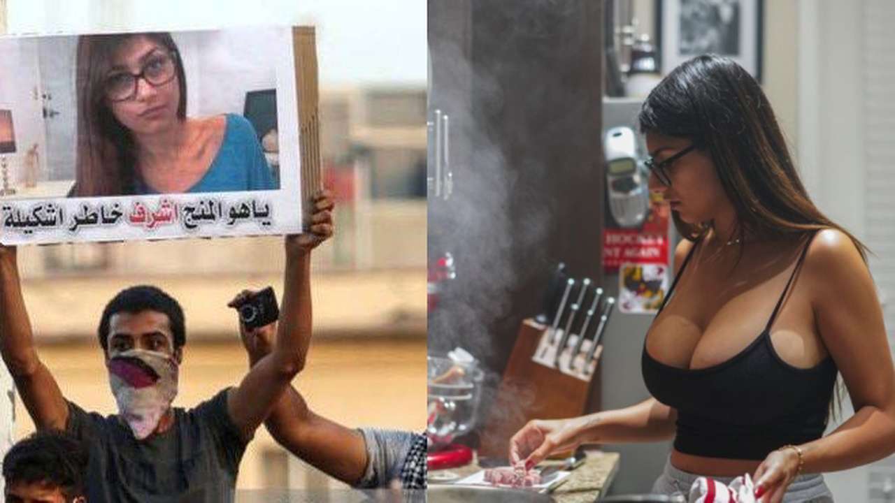 Mia Khalifa Video Katrina Kaif - Watch: With the world burning around him, this Iraqi protester ...