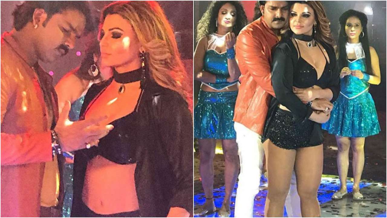 Sawant Xxx - Videos: Bhojpuri star Pawan Singh's STEAMY dance with Rakhi Sawant is  taking the Internet by storm, Watch