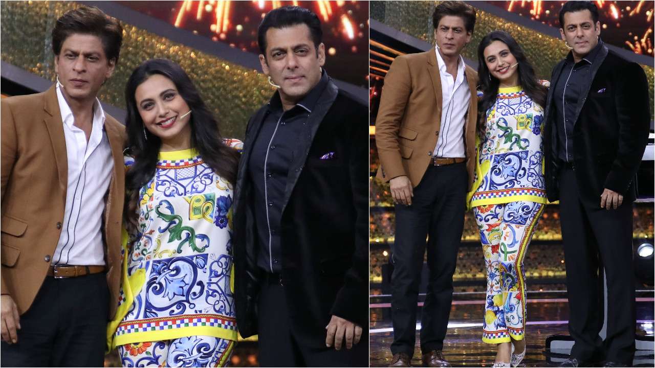 Rani Mukerji graces the show along with Shah Rukh and Salman