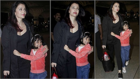 When Aaradhya went hippity-hoppity-hop at the airport