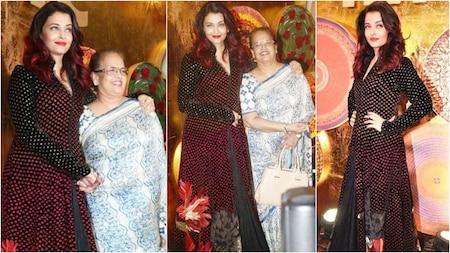 When Aishwarya posed with mom Vrinda Rai
