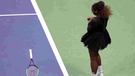 Ramos hands Serena a point penalty