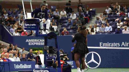 Serena slammed with a game penalty!