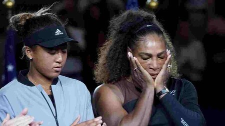 Serena breaks down too!