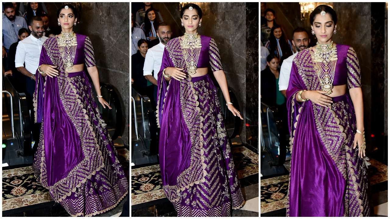 Sonam Kapoor before the show